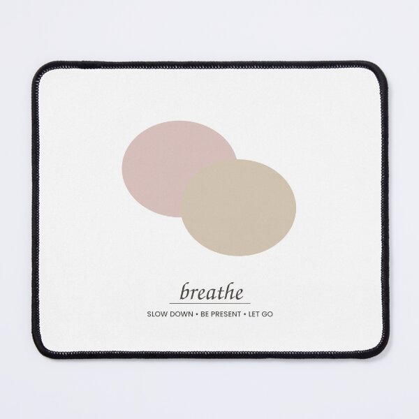 Item preview, Breathe Slow Down Minimal Poster designed and sold by GrzywaM.