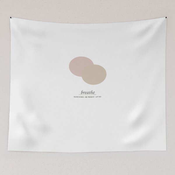 Item preview, Breathe Slow Down Minimal Poster designed and sold by GrzywaM.