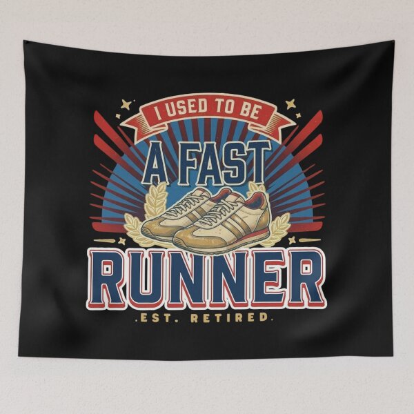 Item preview, I Used To Be A Fast Runner - Funny Retro Sports  designed and sold by zuczekgti.