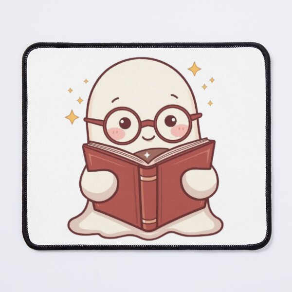 Item preview, Cozy Ghost Reading Club Sticker | Adorable Kawaii Book Ghost designed and sold by Stylestickers55.