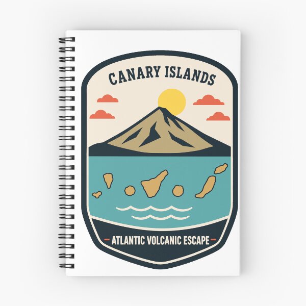 Item preview, Canary Islands Volcano Atlantic Travel Badge designed and sold by Lyfeinsights.