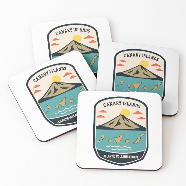 Item preview, Canary Islands Volcano Atlantic Travel Badge designed and sold by Lyfeinsights.