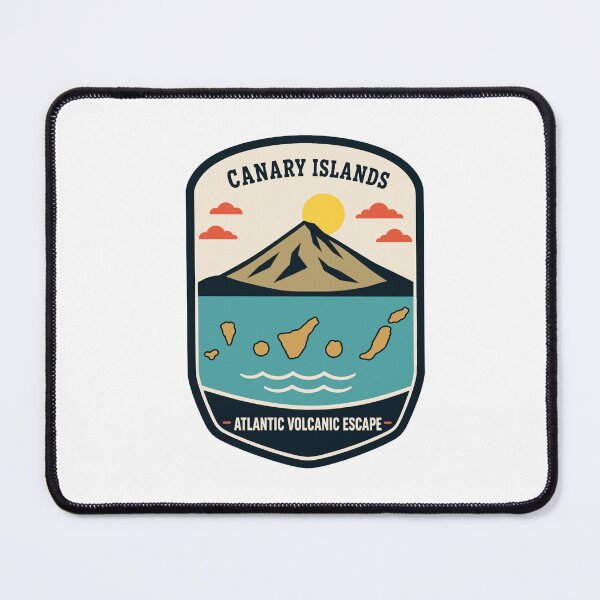 Item preview, Canary Islands Volcano Atlantic Travel Badge designed and sold by Lyfeinsights.