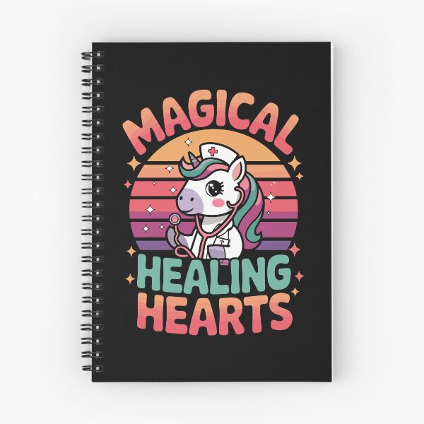 Item preview, Magical Healing Hearts Cute Nurse Unicorn For Nurses And Nursing Students designed and sold by yoddel.