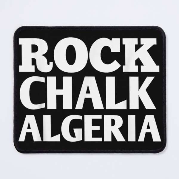Item preview, Rock Chalk Algeria Retro Varsity Font Typography Sports Fan Pride Graphic designed and sold by NgumohaLanke.