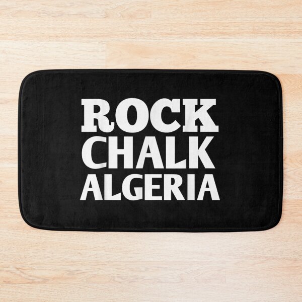 Item preview, Rock Chalk Algeria Retro Varsity Font Typography Sports Fan Pride Graphic designed and sold by NgumohaLanke.