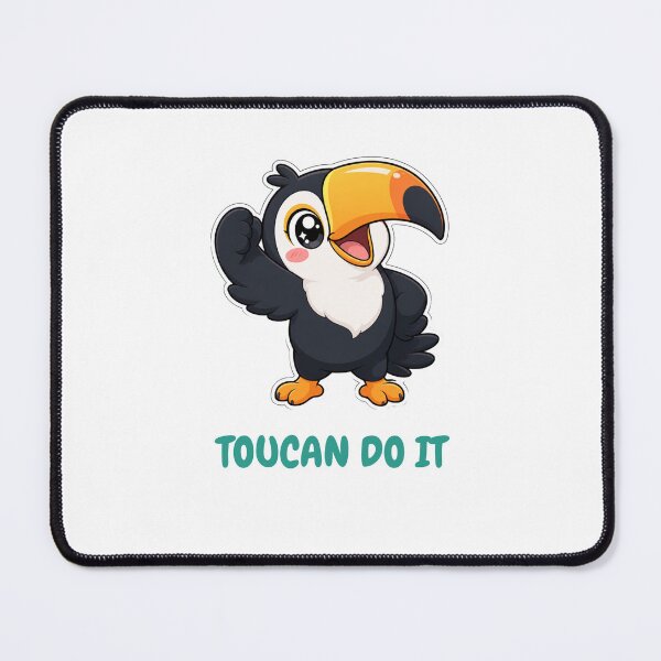 Item preview, Toucan Do It Cute Kawaii Toucan designed and sold by BoosterShop.