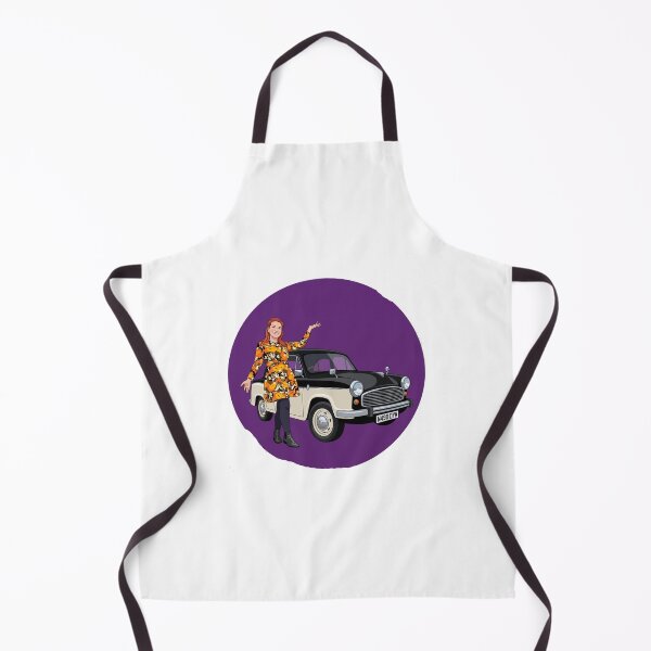 Item preview, Retro Vintage British Classic Car & Floral Pattern Dress Graphic designed and sold by MottotoTech.