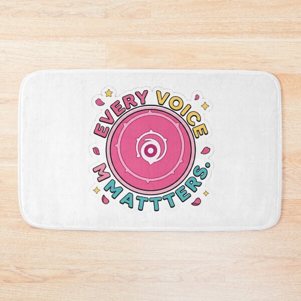 Item preview, Rose Quartz Every Voice Matters Quote Shield designed and sold by 0Zetgest.