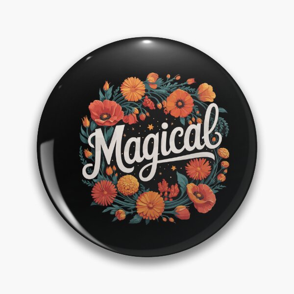 Item preview, Magical Floral Wreath Autumn Flowers Boho Witchy Botanical Magic Vibes designed and sold by yoddel.