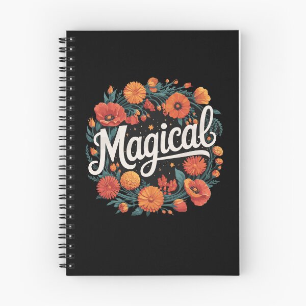 Item preview, Magical Floral Wreath Autumn Flowers Boho Witchy Botanical Magic Vibes designed and sold by yoddel.