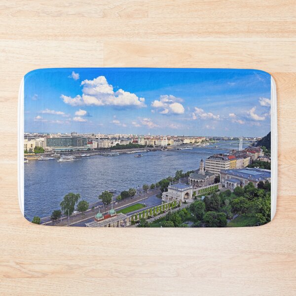 Item preview, Varkert Bazar and Elisabeth bridge cityscape in Budapest,Hungary designed and sold by goceris.