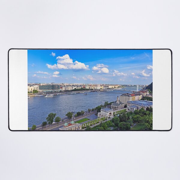 Item preview, Varkert Bazar and Elisabeth bridge cityscape in Budapest,Hungary designed and sold by goceris.