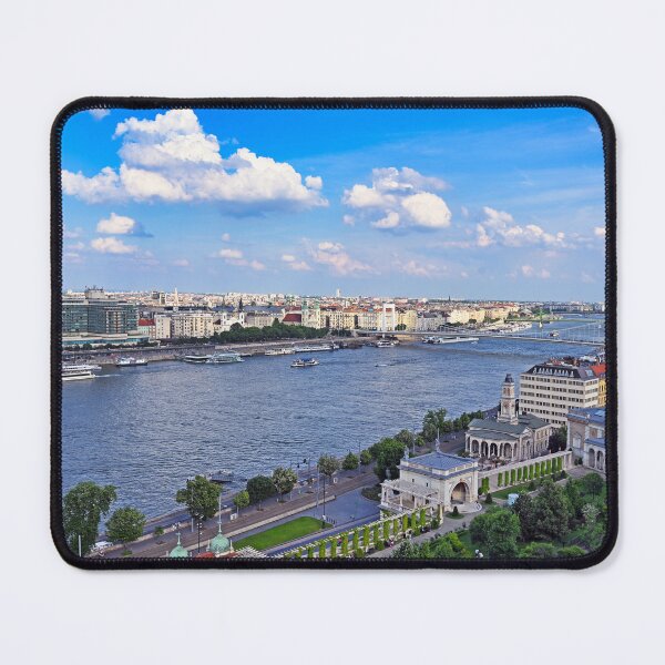 Item preview, Varkert Bazar and Elisabeth bridge cityscape in Budapest,Hungary designed and sold by goceris.
