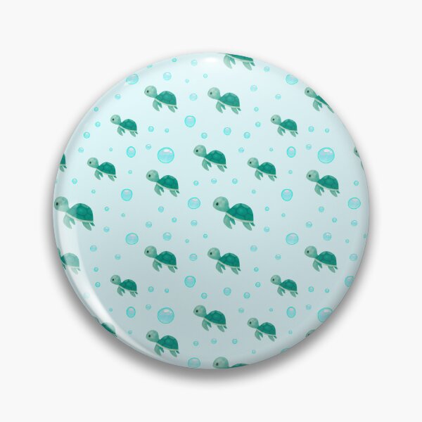 Item preview, Cute Watercolor Sea Turtle Floating Bubbles Ocean Aesthetic designed and sold by Art IN Pack.