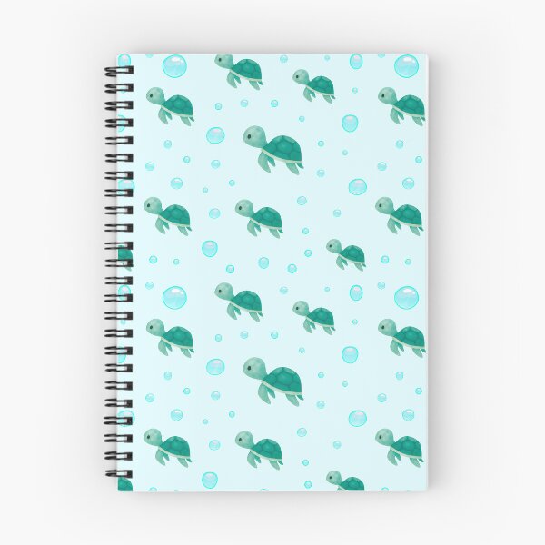 Item preview, Cute Watercolor Sea Turtle Floating Bubbles Ocean Aesthetic designed and sold by Art IN Pack.