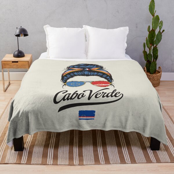 Item preview, Cabo Verde Pop Art Woman | Cape Verde Flag Retro Woodcut Illustration designed and sold by paulo silveira.