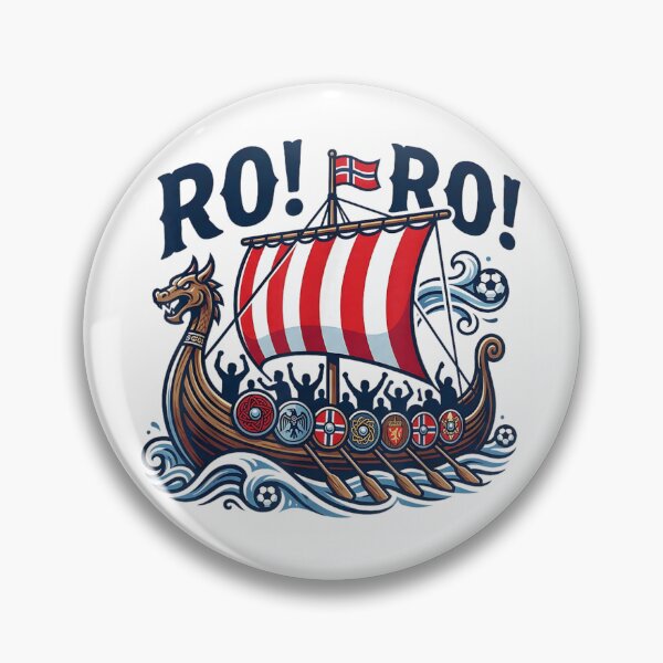 Item preview, Ro Ro Norway Viking Dragon Longship Nautical Runes Shield Sports Voyage designed and sold by PhocoNibict.