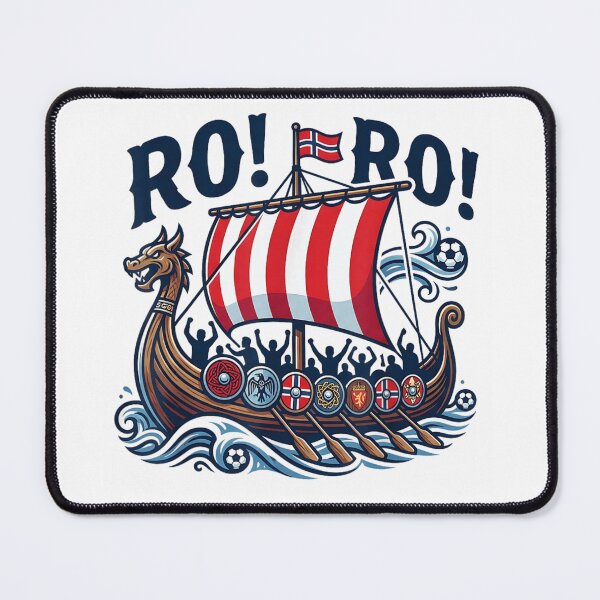 Item preview, Ro Ro Norway Viking Dragon Longship Nautical Runes Shield Sports Voyage designed and sold by PhocoNibict.