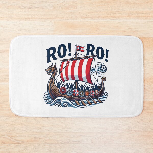 Item preview, Ro Ro Norway Viking Dragon Longship Nautical Runes Shield Sports Voyage designed and sold by PhocoNibict.