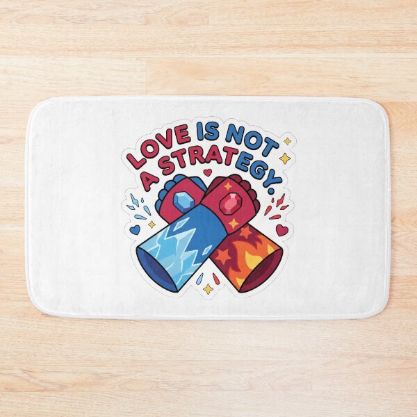 Item preview, Garnet Love Is Not A Strategy Quote Gauntlets designed and sold by 0Zetgest.