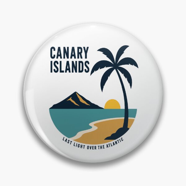Item preview, Canary Islands Palm Tree Sunset Atlantic Ocean designed and sold by Lyfeinsights.
