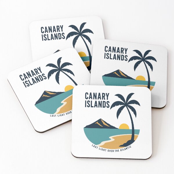 Item preview, Canary Islands Palm Tree Sunset Atlantic Ocean designed and sold by Lyfeinsights.