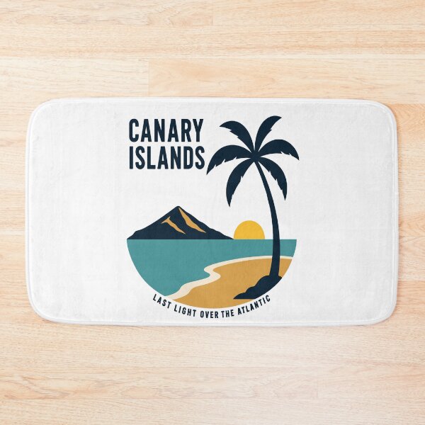 Item preview, Canary Islands Palm Tree Sunset Atlantic Ocean designed and sold by Lyfeinsights.