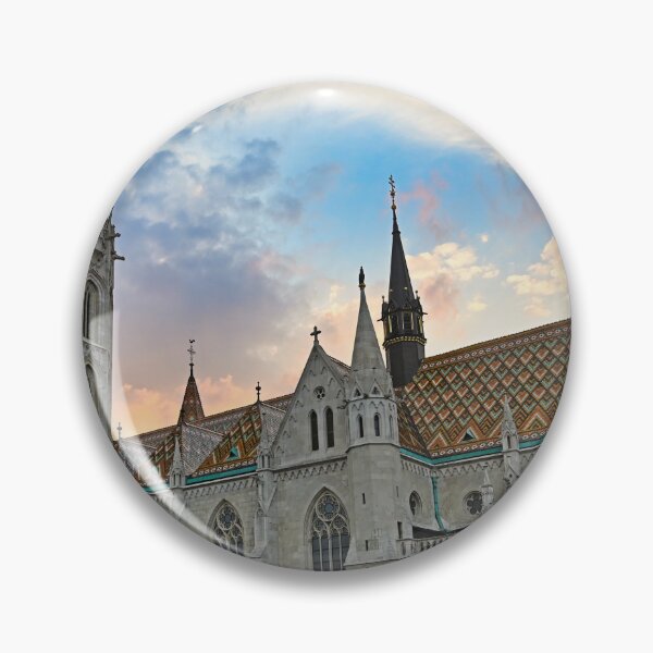 Item preview, The Matthias church in sunset in Budapest Hungary designed and sold by goceris.