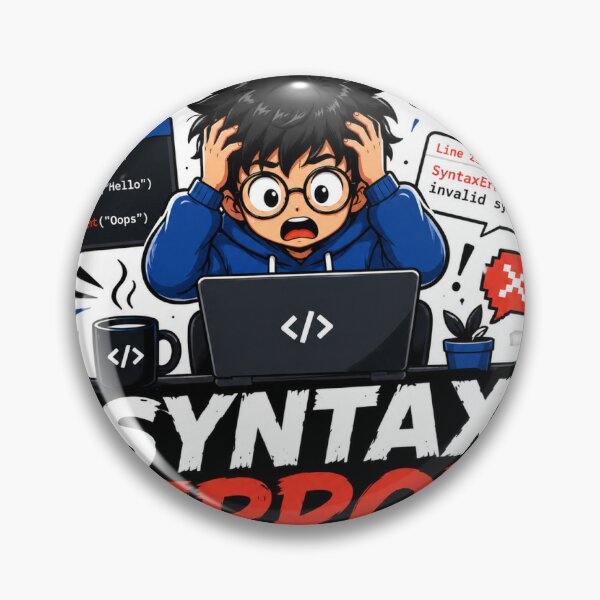 Item preview, Syntax Error Funny Programmer designed and sold by BrainBuckets.