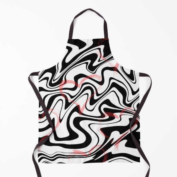 Item preview, Red Hearts on B&W Marble Swirl designed and sold by TOM JACK.