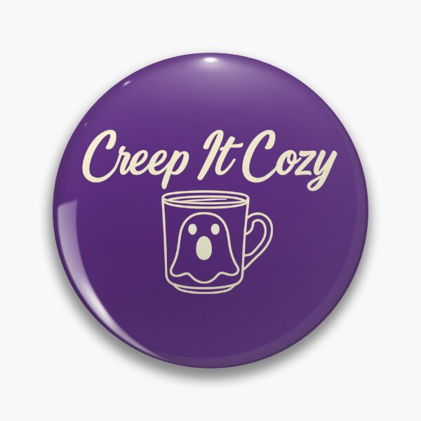 Item preview, Creep It Cozy Cute Ghost Coffee Halloween Sweatshirt Design designed and sold by Raw Tigers.