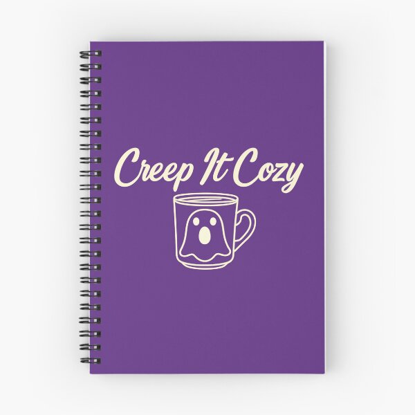 Item preview, Creep It Cozy Cute Ghost Coffee Halloween Sweatshirt Design designed and sold by Raw Tigers.
