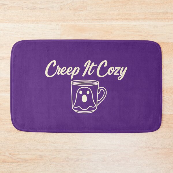 Item preview, Creep It Cozy Cute Ghost Coffee Halloween Sweatshirt Design designed and sold by Raw Tigers.