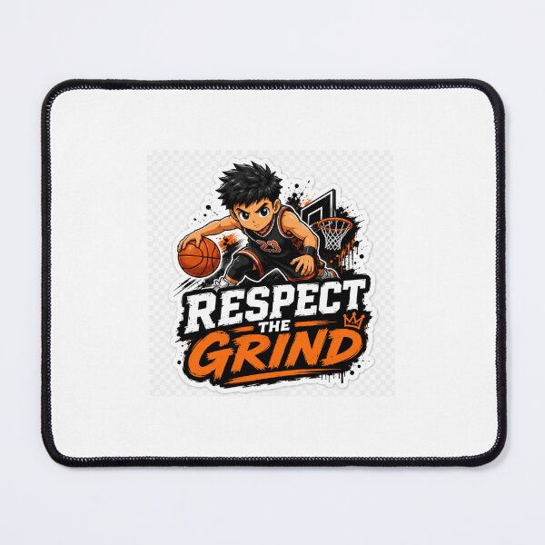 Item preview, Respect The Grind Basketball Motivation Sticker designed and sold by BrainBuckets.