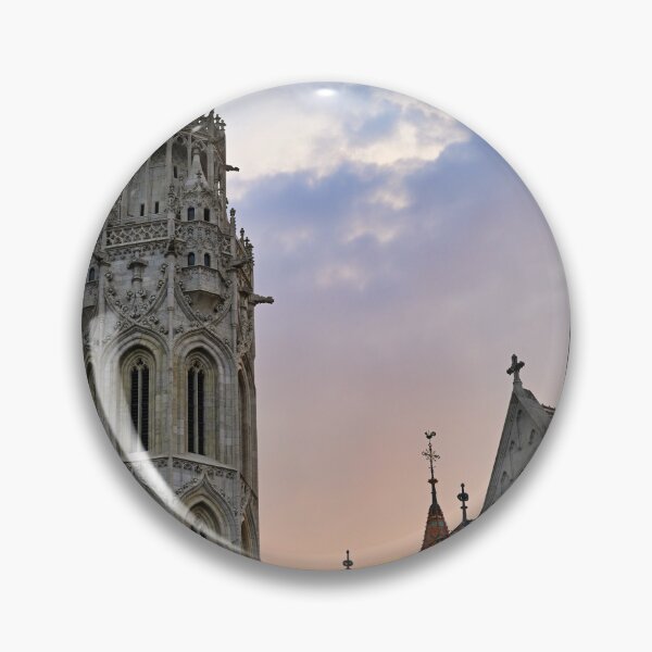 Item preview, The Matthias church bell tower in sunset, Budapest, Hungary designed and sold by goceris.