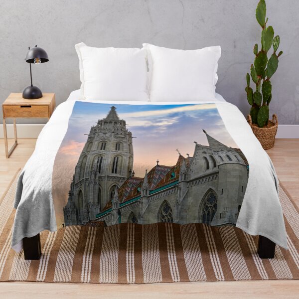 Item preview, The Matthias church bell tower in sunset, Budapest, Hungary designed and sold by goceris.