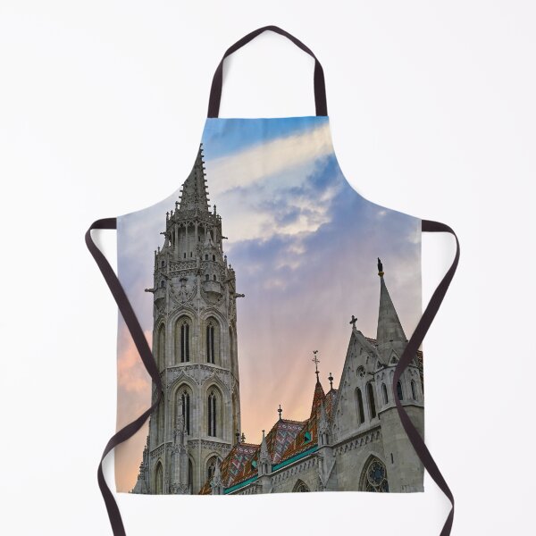 Item preview, The Matthias church bell tower in sunset, Budapest, Hungary designed and sold by goceris.