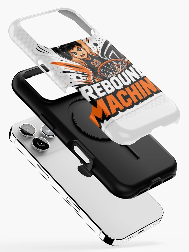 Thumbnail 2 of 4, iPhone Case, Rebound Machine Basketball Sticker designed and sold by BrainBuckets.