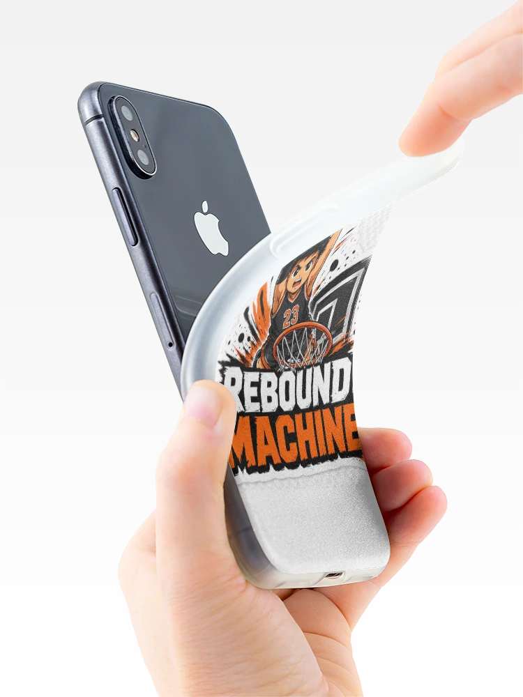 Thumbnail 4 of 5, iPhone Case, Rebound Machine Basketball Sticker designed and sold by BrainBuckets.