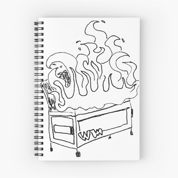 Item preview, Dumpster fire designed and sold by Gr33zy Art.