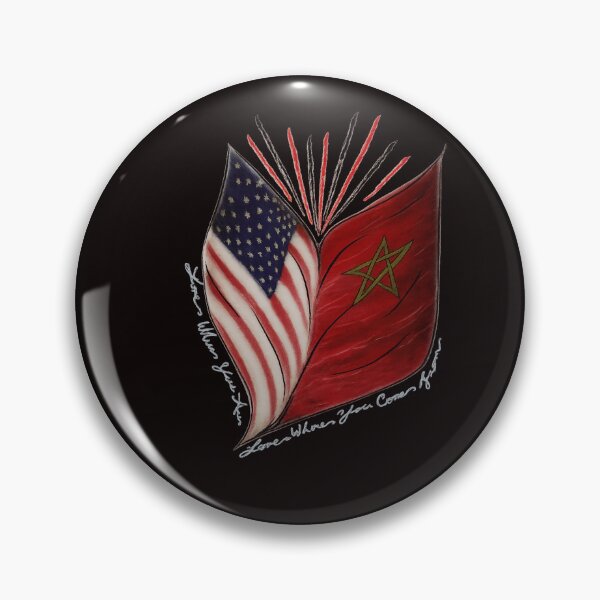 Item preview, USA Morocco (Love Where You Are, Love Where You Come From)  designed and sold by Aloveprodctions.