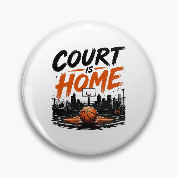Item preview, Court Is Home Basketball Streetball Sticker designed and sold by BrainBuckets.