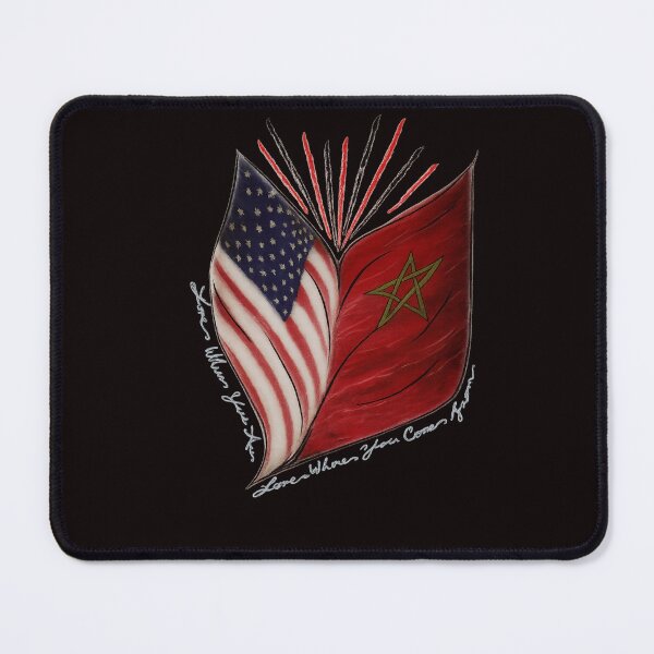 Item preview, USA Morocco (Love Where You Are, Love Where You Come From)  designed and sold by Aloveprodctions.