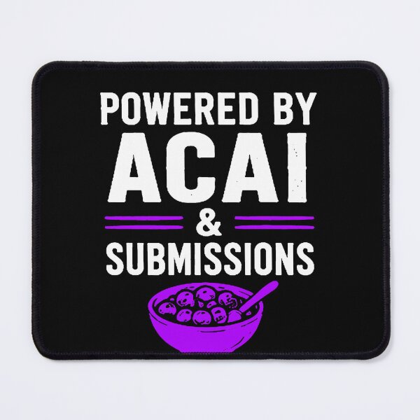 Item preview, Powered by Açaí and Submissions Funny Brazilian Jiu-Jitsu  designed and sold by TheEP.