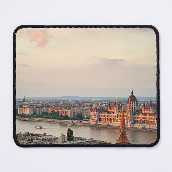 Item preview, Sunset over the Hungarian Parliament and Danube river, Budapest, Hungary designed and sold by goceris.