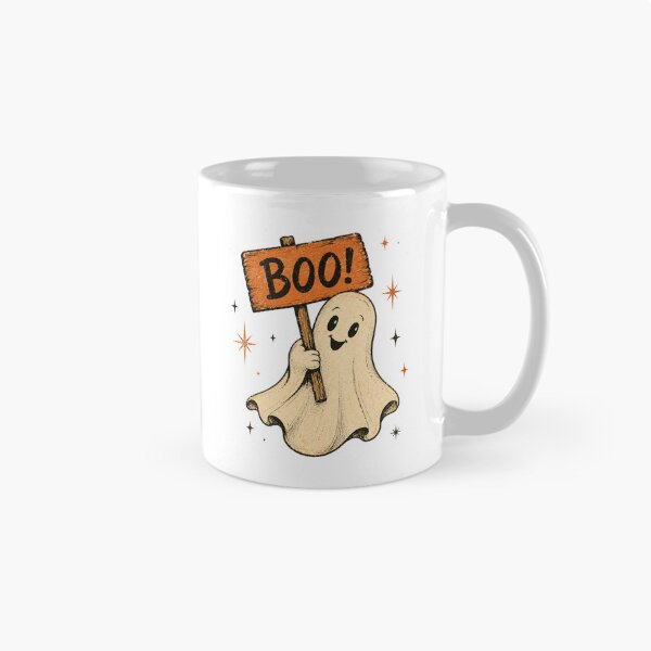 Item preview, Vintage BOO Ghost | Retro Halloween Ghost | Mid-Century Halloween Art designed and sold by Rewind Society.
