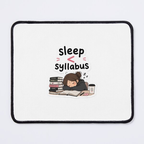 Item preview, Pegatina divertida de estudiante fingiendo estudiar designed and sold by BrainBuckets.