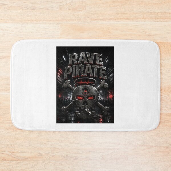 Item preview, Rave Pirate T-shirt designed and sold by DAX4ART.