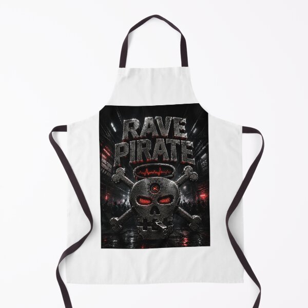 Item preview, Rave Pirate T-shirt designed and sold by DAX4ART.